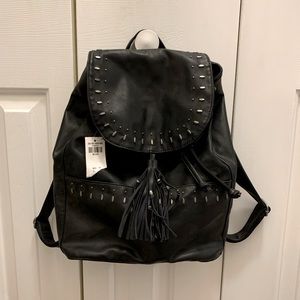 Black Hollister Small Backpack